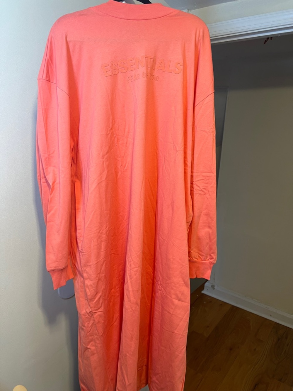 Essentials Women’s Maxi Dress in Coral Pink